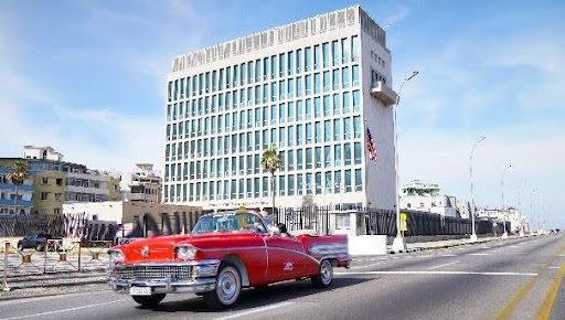 TheU.S. Embassy in Havana, Cuba