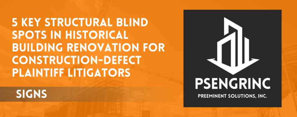 5 Key Structural Blind Spots in Historical Building Renovation for Construction-Defect Plaintiff Litigators